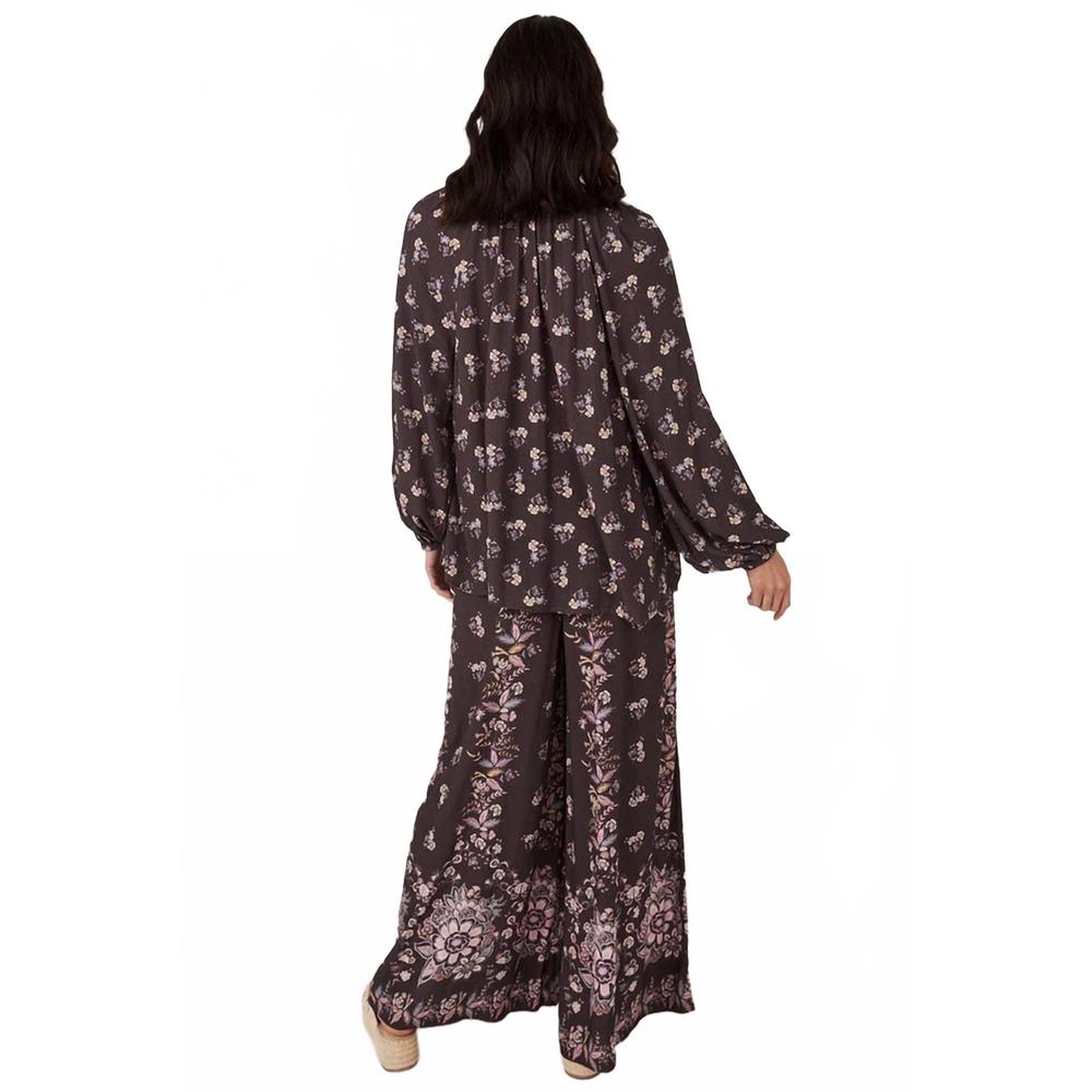 NEW SPELL rebel spirit wide leg pant in hyacinth - Picture 2 of 6
